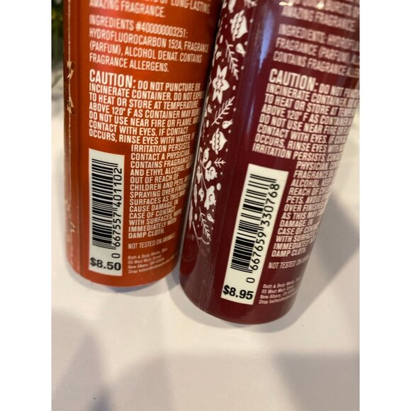 Bath & Body Works Christmas Holiday Winter Scented Room Sprays X 2 - Picture 5 of 5
